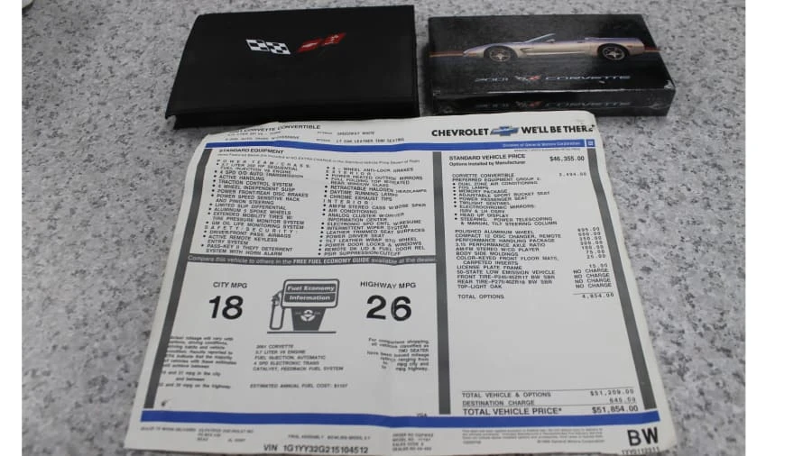 2001 Chevrolet Corvette C5 - Image 20 of 20