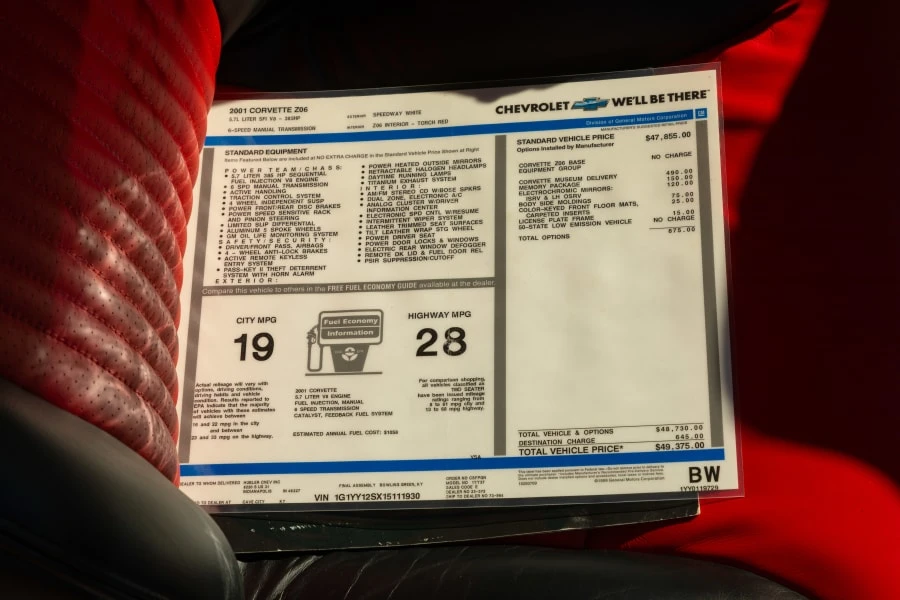 2001 Chevrolet Corvette C5 Z06 - Image 31 of 31