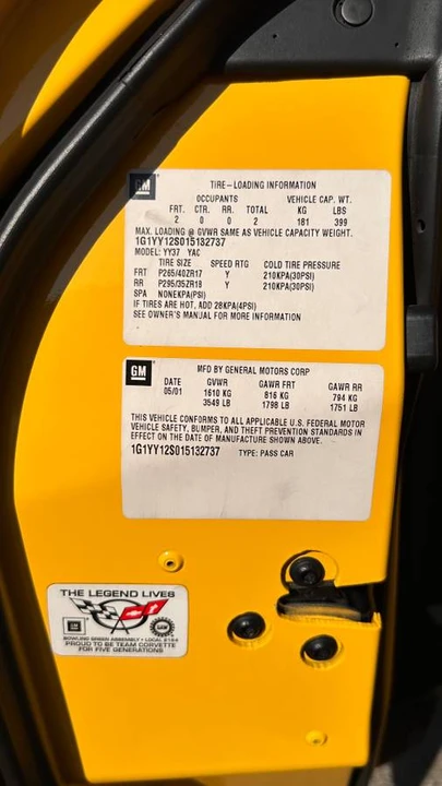 2001 Chevrolet Corvette C5 Z06 - Image 23 of 23