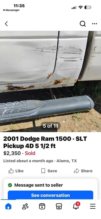 2001 Dodge Ram 2nd Gen - Image 4 of 4