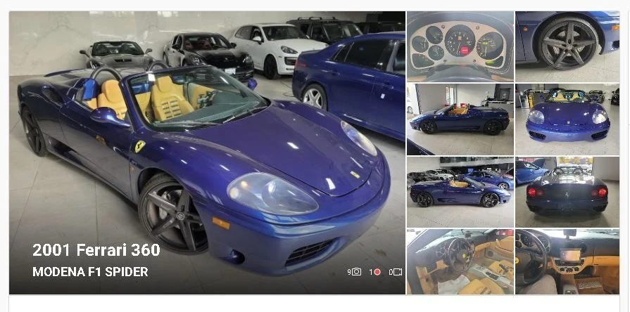 2001 Ferrari 360 Spider - Image 7 of 7