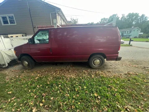 2001 Ford E250 Cargo Commercial Van 3D