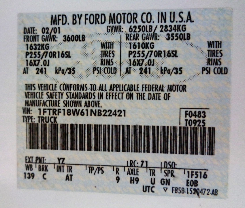 2001 Ford F-150 10th Gen - Image 15 of 20