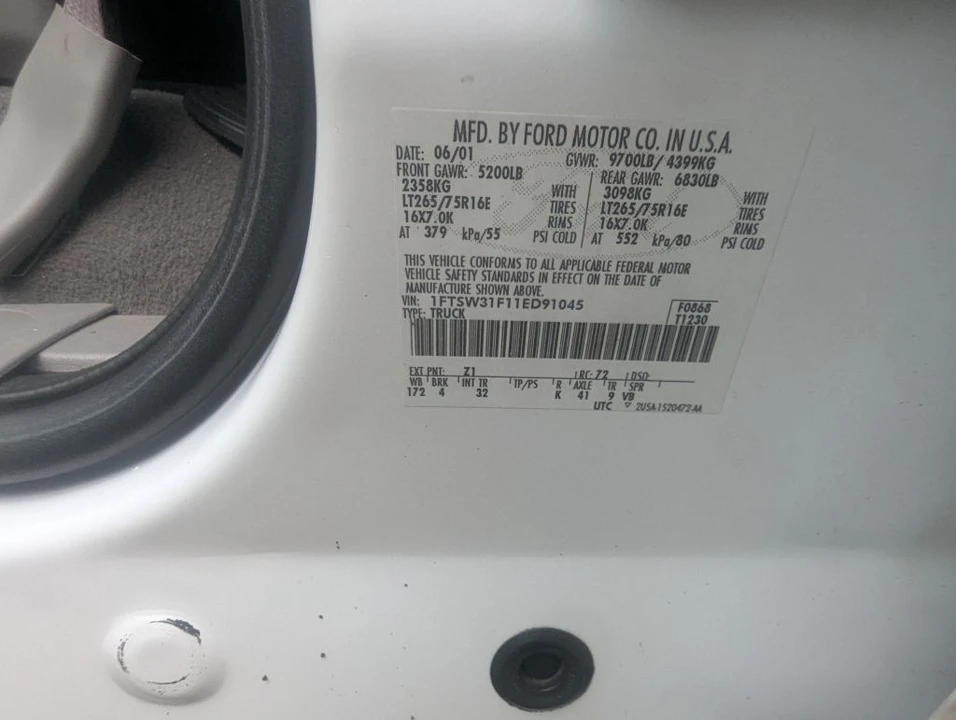 2001 Ford Super Duty 1st Gen - Image 18 of 18