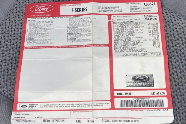 2001 Ford Super Duty 1st Gen - Image 8 of 8