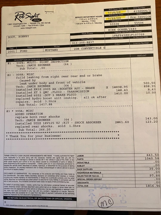 2001 Ford SN95 Mustang - Image 20 of 21