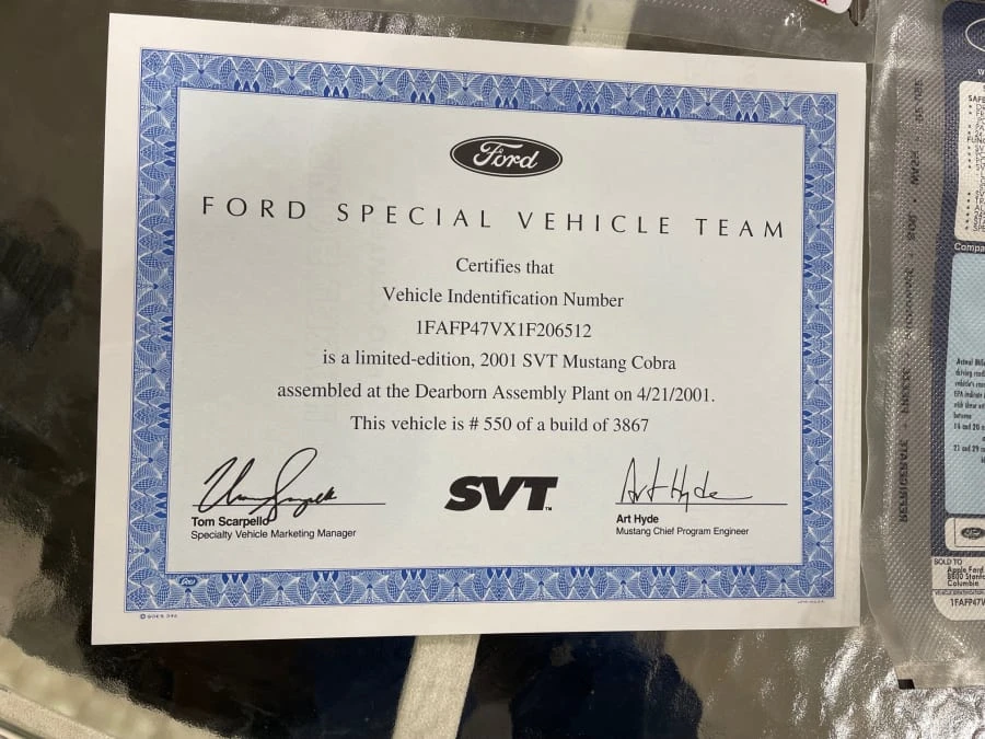 2001 Ford SN95 Mustang Cobra - Image 19 of 19