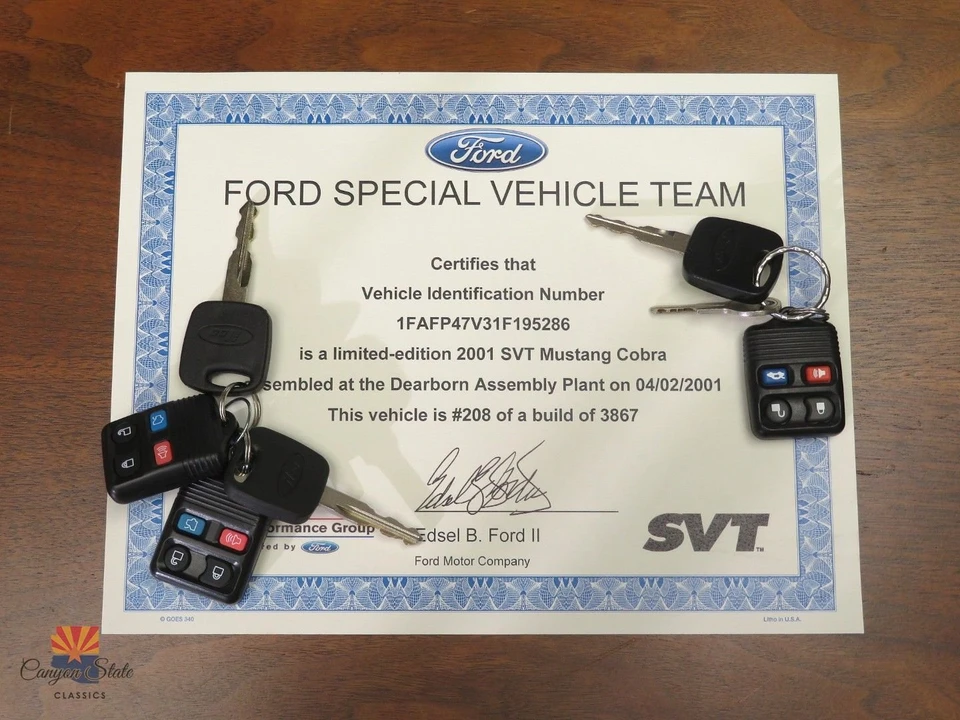 2001 Ford SN95 Mustang Cobra - Image 15 of 16