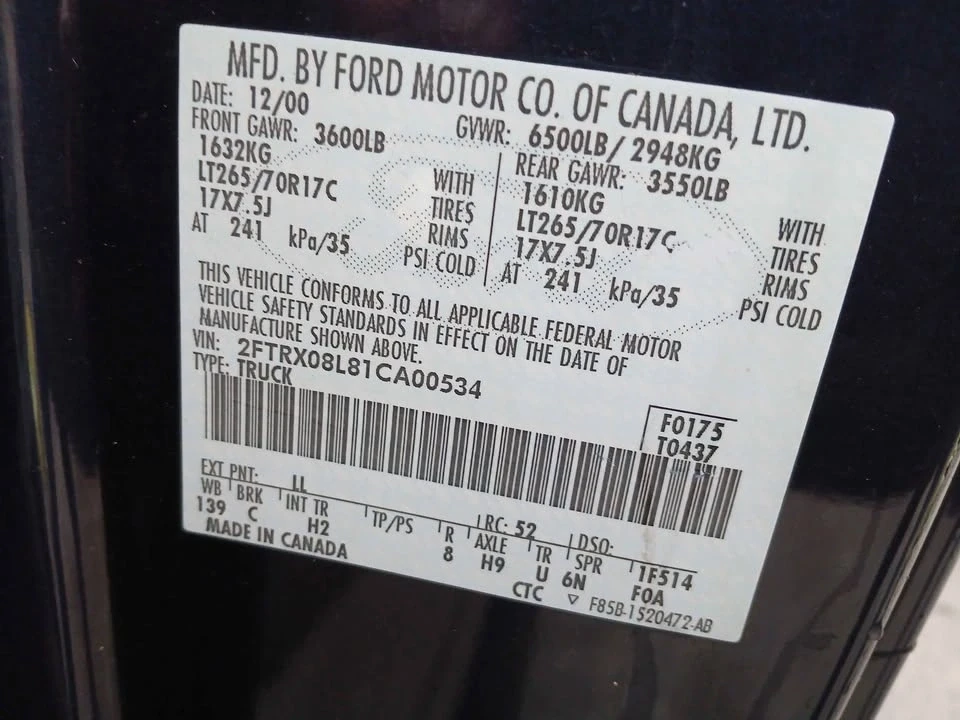 2001 Ford F-150 10th Gen - Image 16 of 18