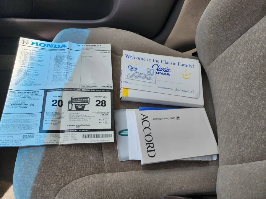 2001 Honda Accord 6th Gen - Image 21 of 21