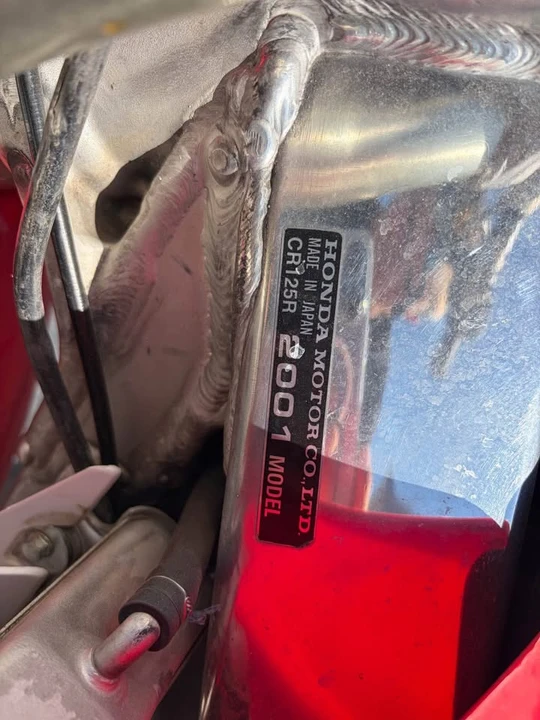2001 Honda CR - Image 7 of 7