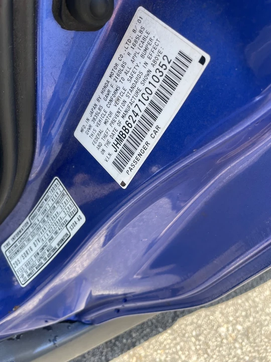 2001 Honda Prelude 5th Gen - Image 17 of 19