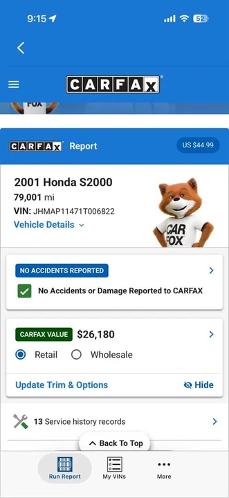 2001 Honda AP1 S2000 - Image 10 of 10
