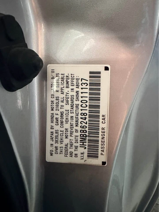 2001 Honda Prelude 5th Gen - Image 13 of 14