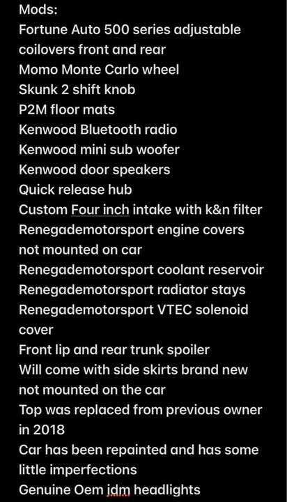 2001 Honda AP1 S2000 - Image 18 of 19