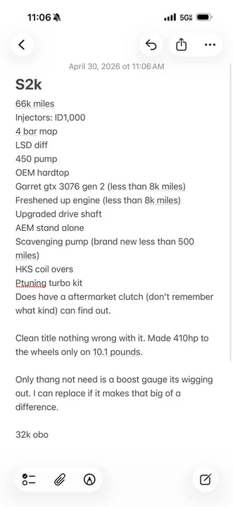 2001 Honda AP1 S2000 - Image 20 of 20
