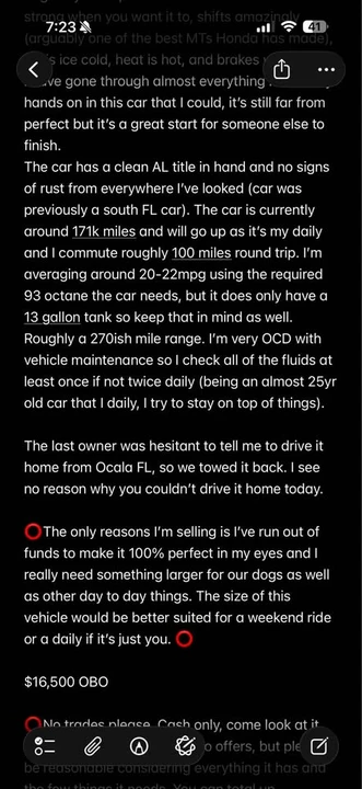 2001 Honda AP1 S2000 - Image 8 of 20