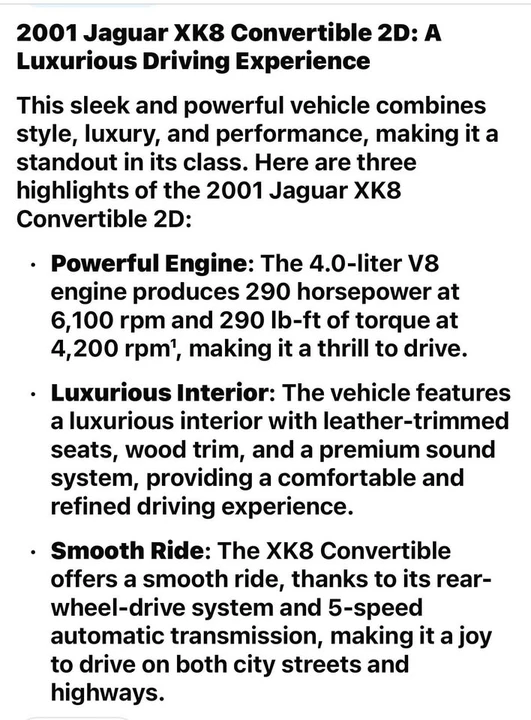 2001 Jaguar X100 XK8 - Image 9 of 9