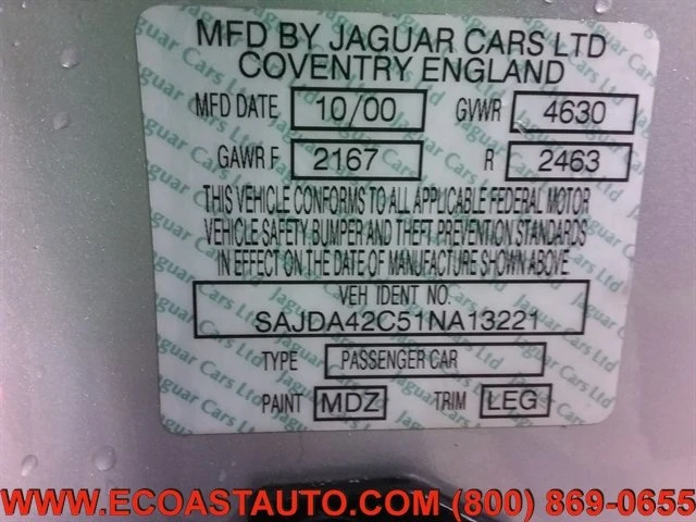 2001 Jaguar X100 XK8 - Image 18 of 18