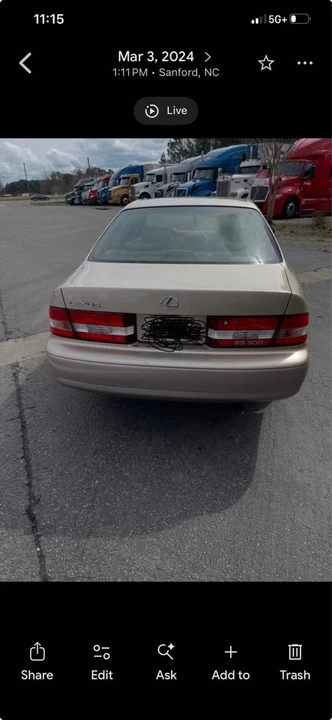 2001 Lexus ES 3rd Gen - Image 7 of 7