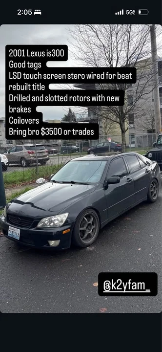 2001 Lexus IS 1st Gen - Image 8 of 8
