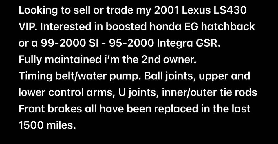 2001 Lexus LS 3rd Gen - Image 8 of 8