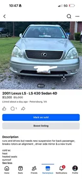 2001 Lexus LS 430 Sedan 4D