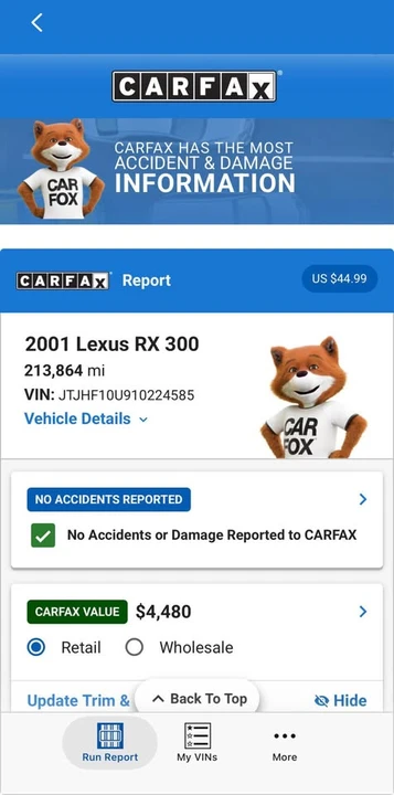 2001 Lexus RX 1st Gen - Image 20 of 20