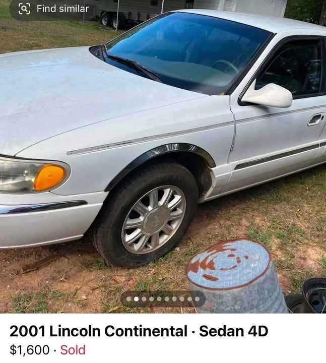 2001 Lincoln Continental 9th Gen - Image 3 of 7