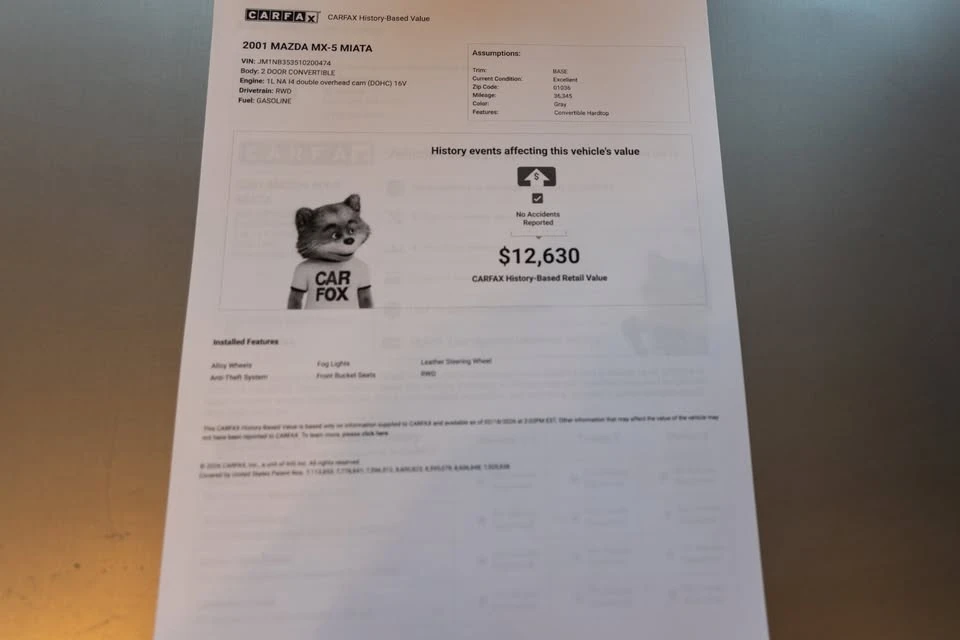 2001 Mazda NB MX-5 Miata - Image 18 of 18