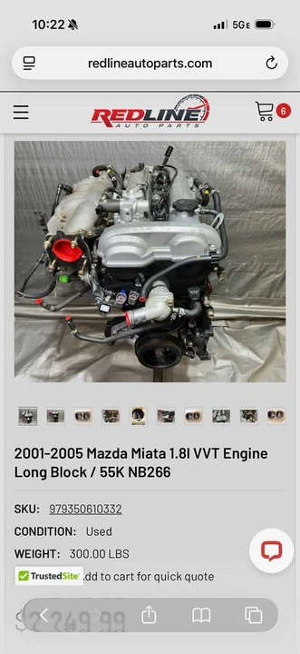 2001 Mazda NB MX-5 Miata - Image 12 of 17