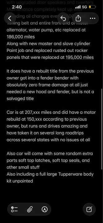 2001 Mazda NB MX-5 Miata - Image 11 of 11