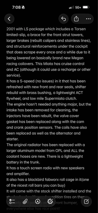2001 Mazda NB MX-5 Miata - Image 13 of 14