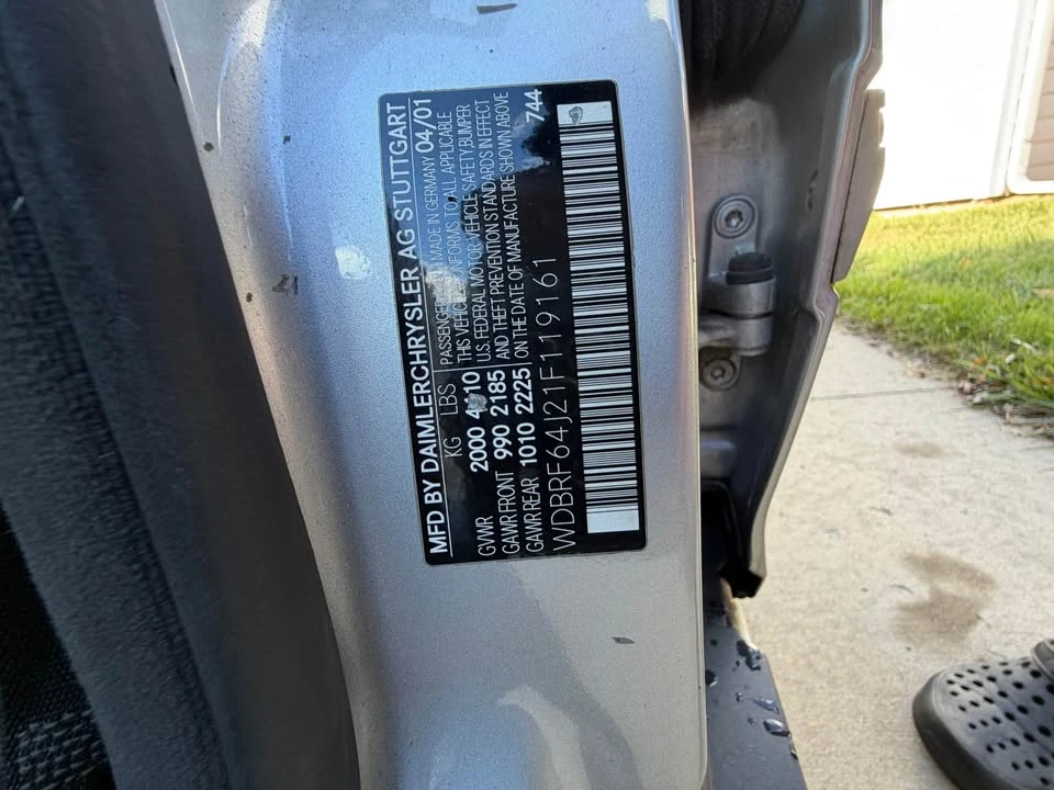 2001 Mercedes-Benz W203 C-Class - Image 12 of 12