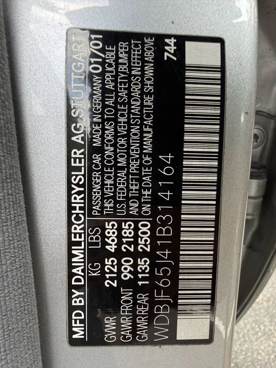 2001 Mercedes-Benz W210 E-Class - Image 15 of 15