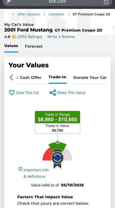 2001 Ford SN95 Mustang - Image 16 of 16