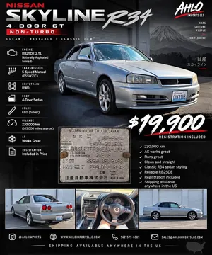 2001 Nissan Skyline R34 GT