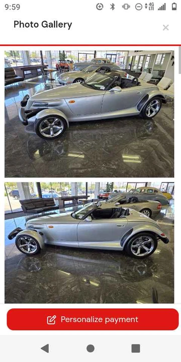 2001 Plymouth Prowler - Image 4 of 17