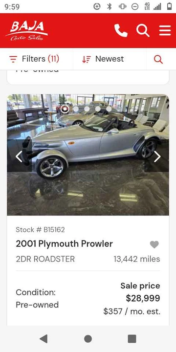 2001 Plymouth Prowler - Image 2 of 17
