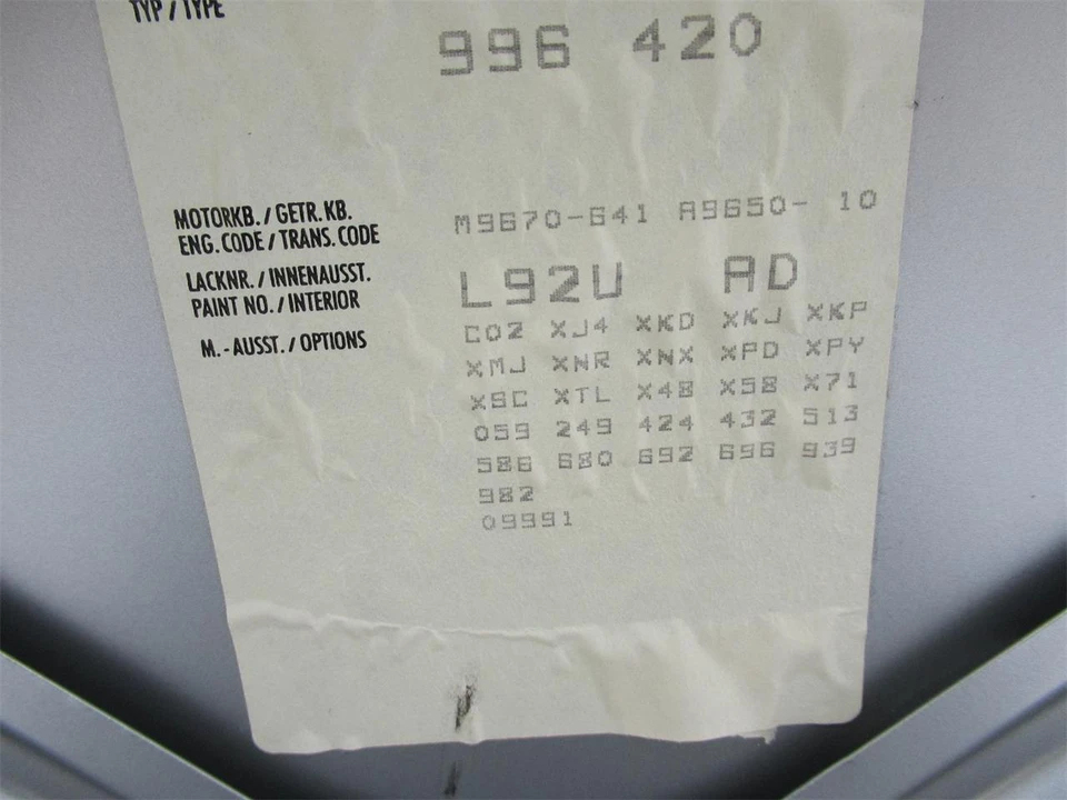 2001 Porsche 996 Turbo - Image 17 of 24