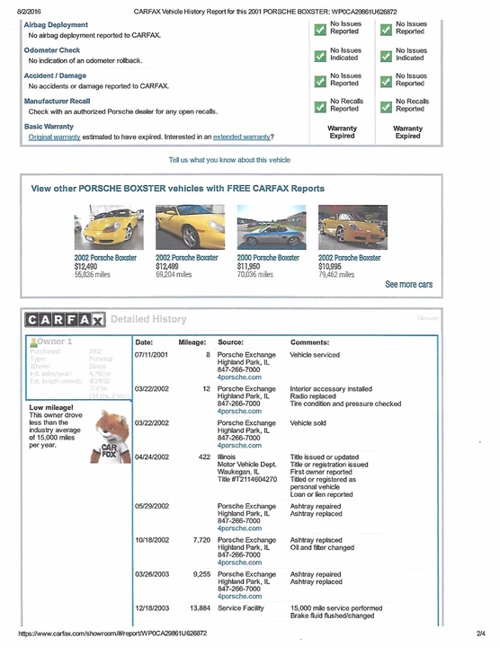 2001 Porsche 986 Boxster - Image 25 of 28