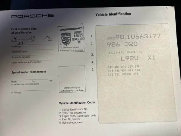 2001 Porsche 986 Boxster S - Image 18 of 21
