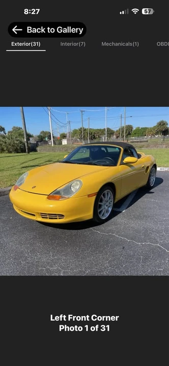 2001 Porsche 986 Boxster S - Image 11 of 11