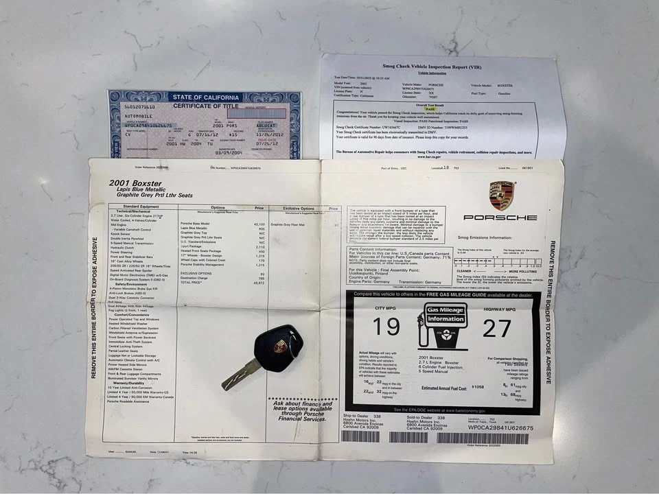 2001 Porsche 986 Boxster - Image 15 of 19