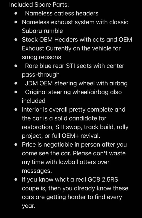 2001 Subaru Impreza 2nd Gen - Image 20 of 20