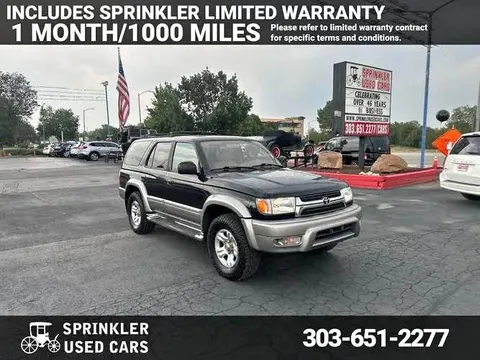 2001 Toyota 4Runner Limited Sport Utility 4D
