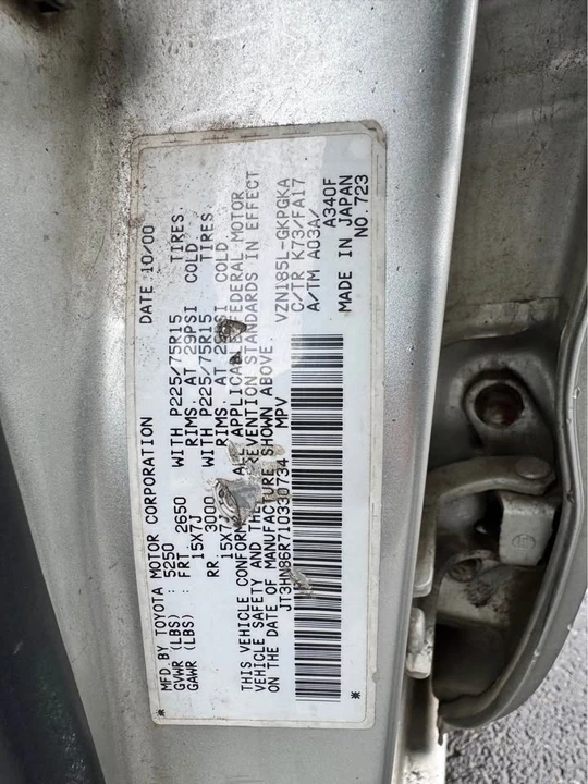 2001 Toyota 4Runner 3rd Gen - Image 10 of 13