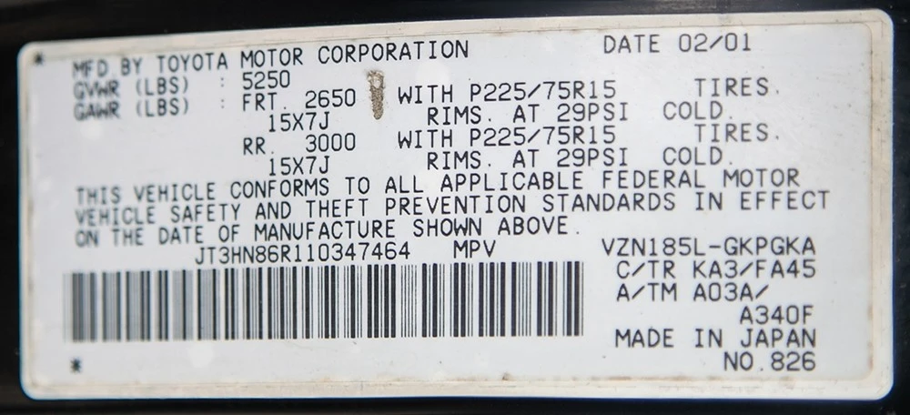 2001 Toyota 4Runner 3rd Gen - Image 16 of 19