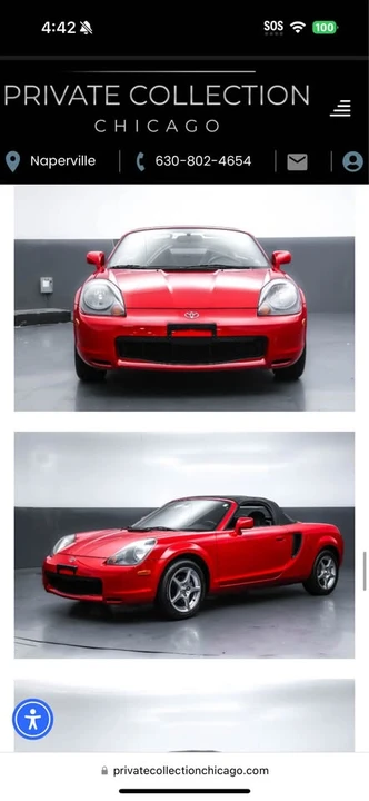 2001 Toyota MR2 Spyder/MR-S - Image 12 of 17