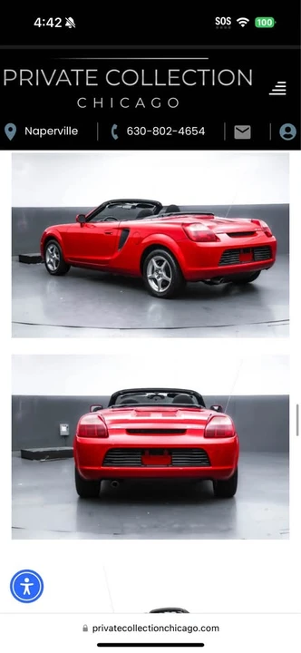 2001 Toyota MR2 Spyder/MR-S - Image 10 of 17